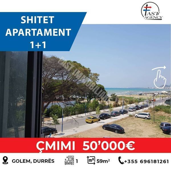 For Sale 1 bed Apartment in Golem Central Albania Tirana Albania, Real Estate Sales, Buy