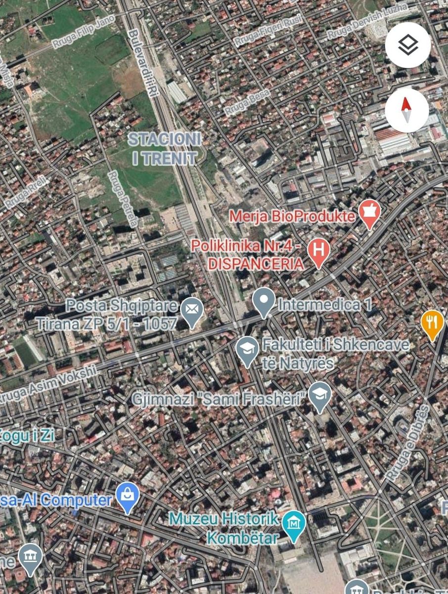 Rruga E Sales Tirana Map Apartment For Sale, 106Sqm, 127,200€ - Train Station | Indomio.al