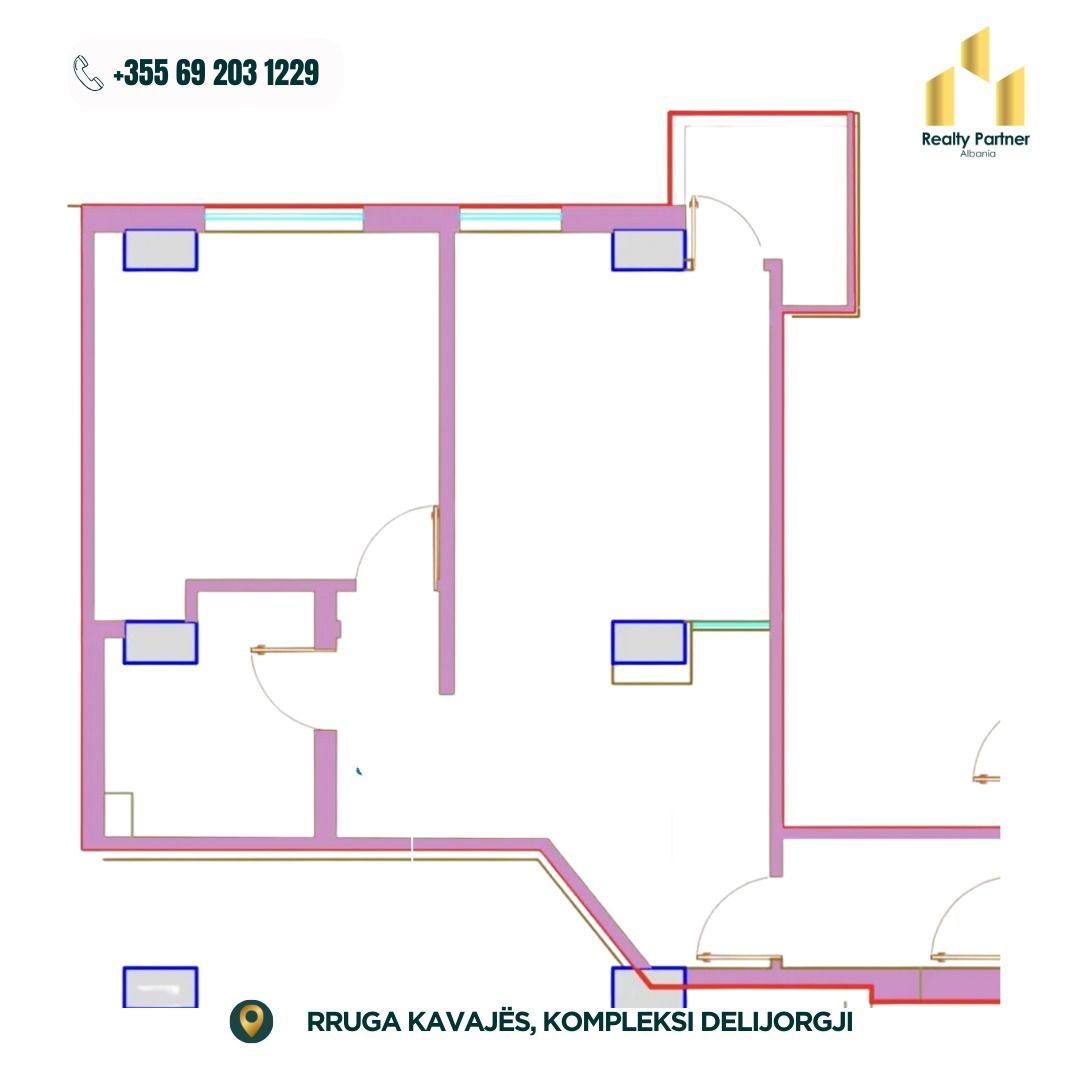 Shiten 2 apartamente 1+1 te Rruga Muhamet Gjollesha, pranë Hotel Mondial.